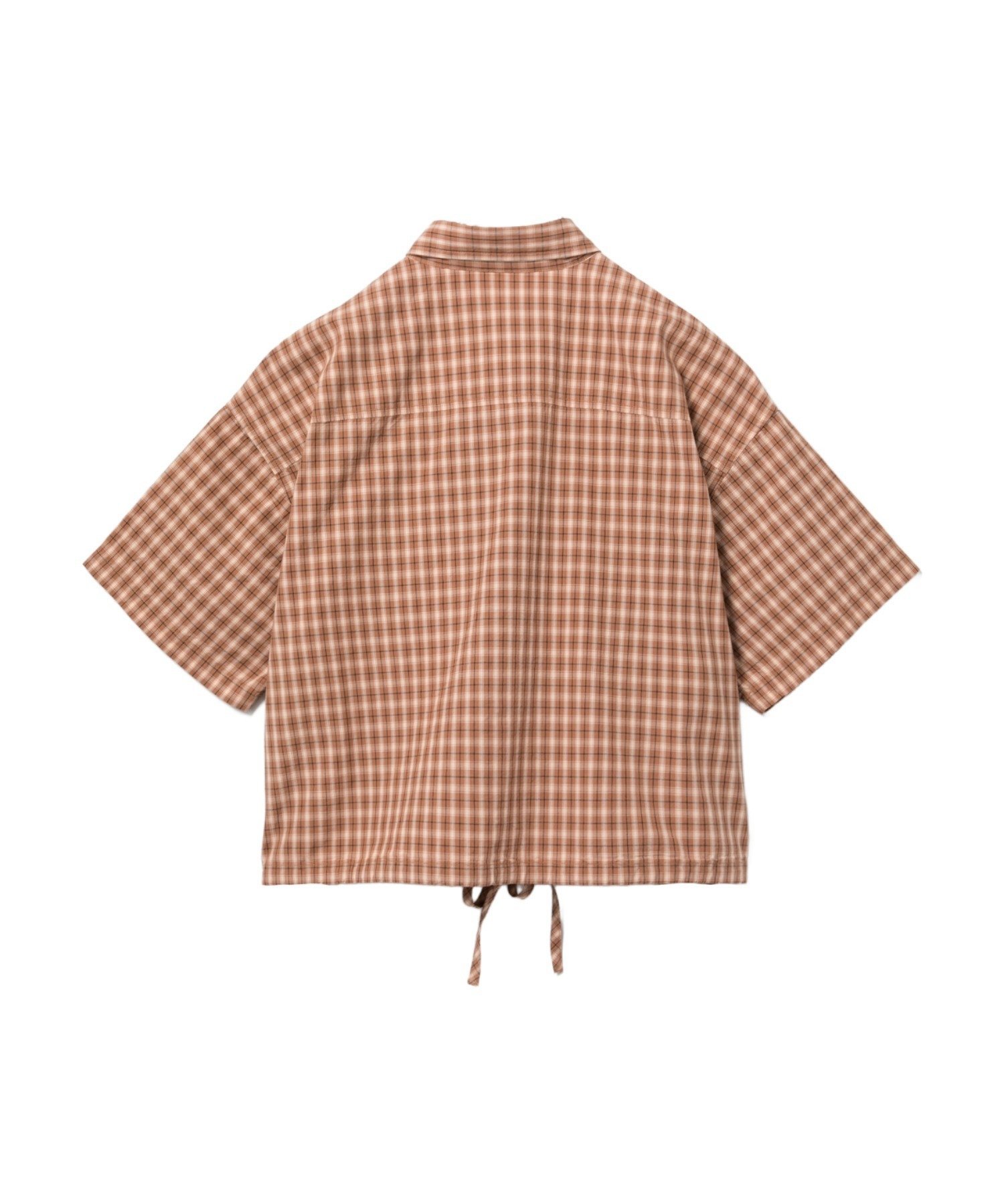 CHECK SHIRT ア ベイシング エイプ トップス シャツ・ブラウス ベージュ ネイビー