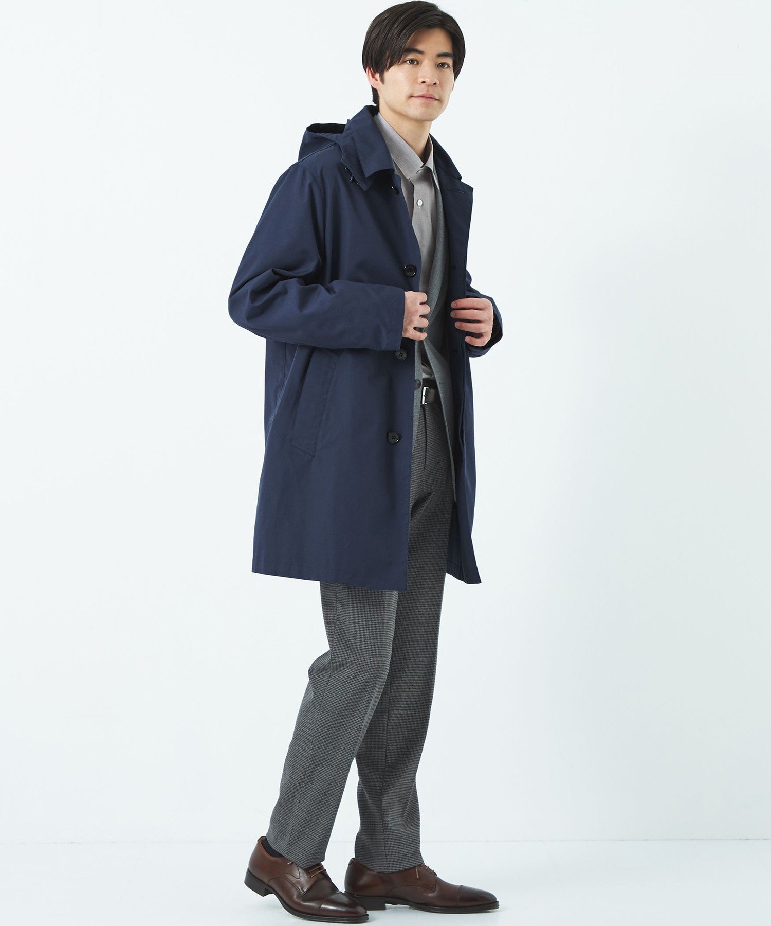 【SALE／55%OFF】UNITED ARROWS green label relaxing 【別注】＜Traditional Weatherwear＞GLR TC DERBY HOOD コート ユナイテッドアローズ アウトレット ジャケット・アウター その他のジャケット・アウター ベージュ ネイビー【送料無料】