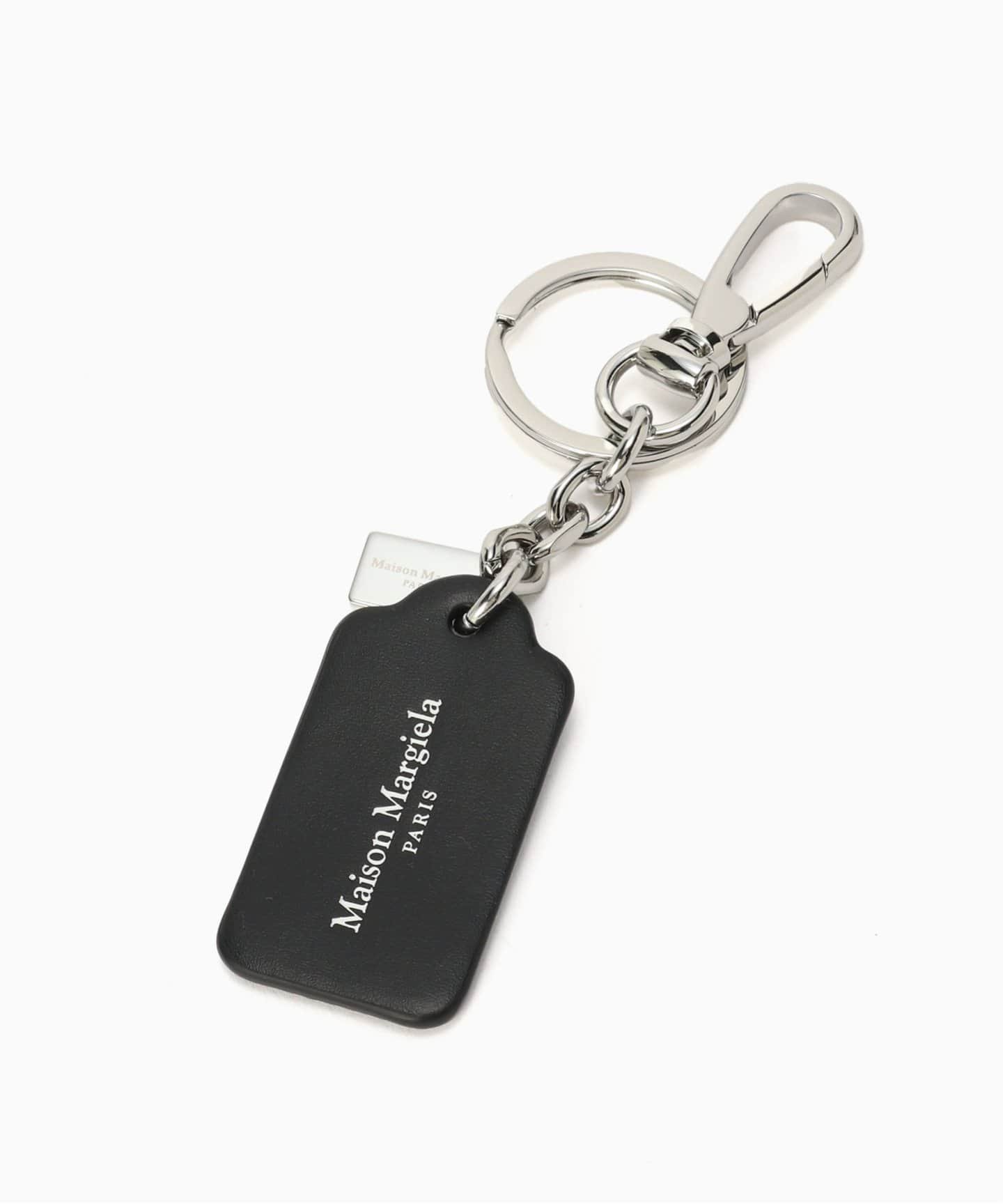 EDIFICE MAISON MARGIELA (メゾン マルジェラ) DOUBLE TAG KEYRING SMALL エディフィス 財布・ポーチ・ケース その他の財布・ポーチ・ケース ブラック【送料無料】