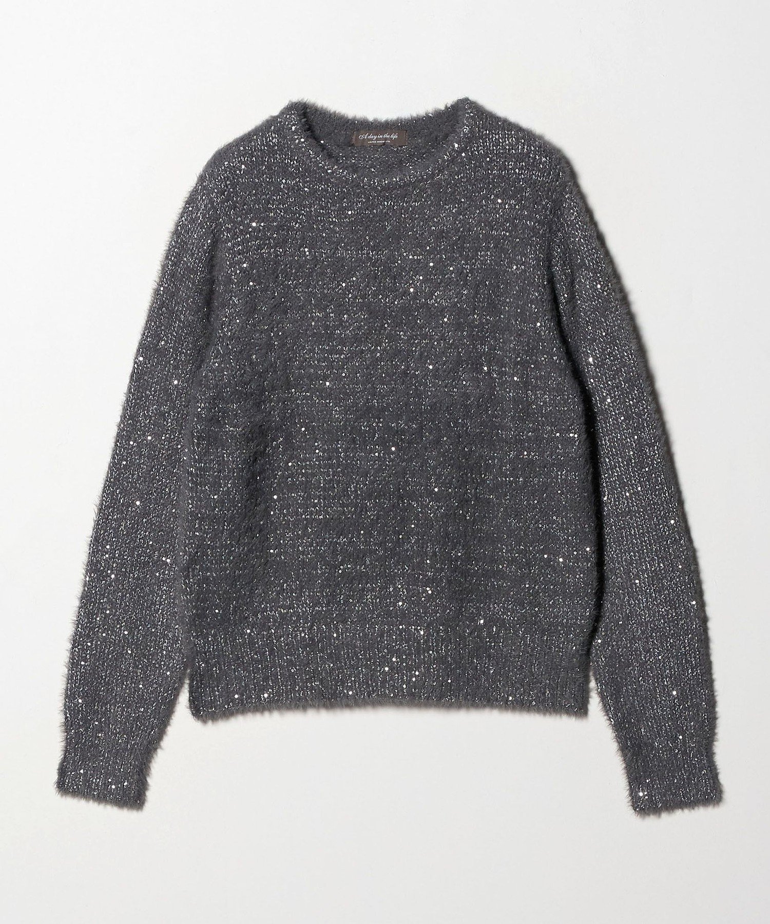 a day in the life フェザー*スパンコール ニット ＜A DAY IN THE LIFE＞ ユナイテッドアローズ アウト..