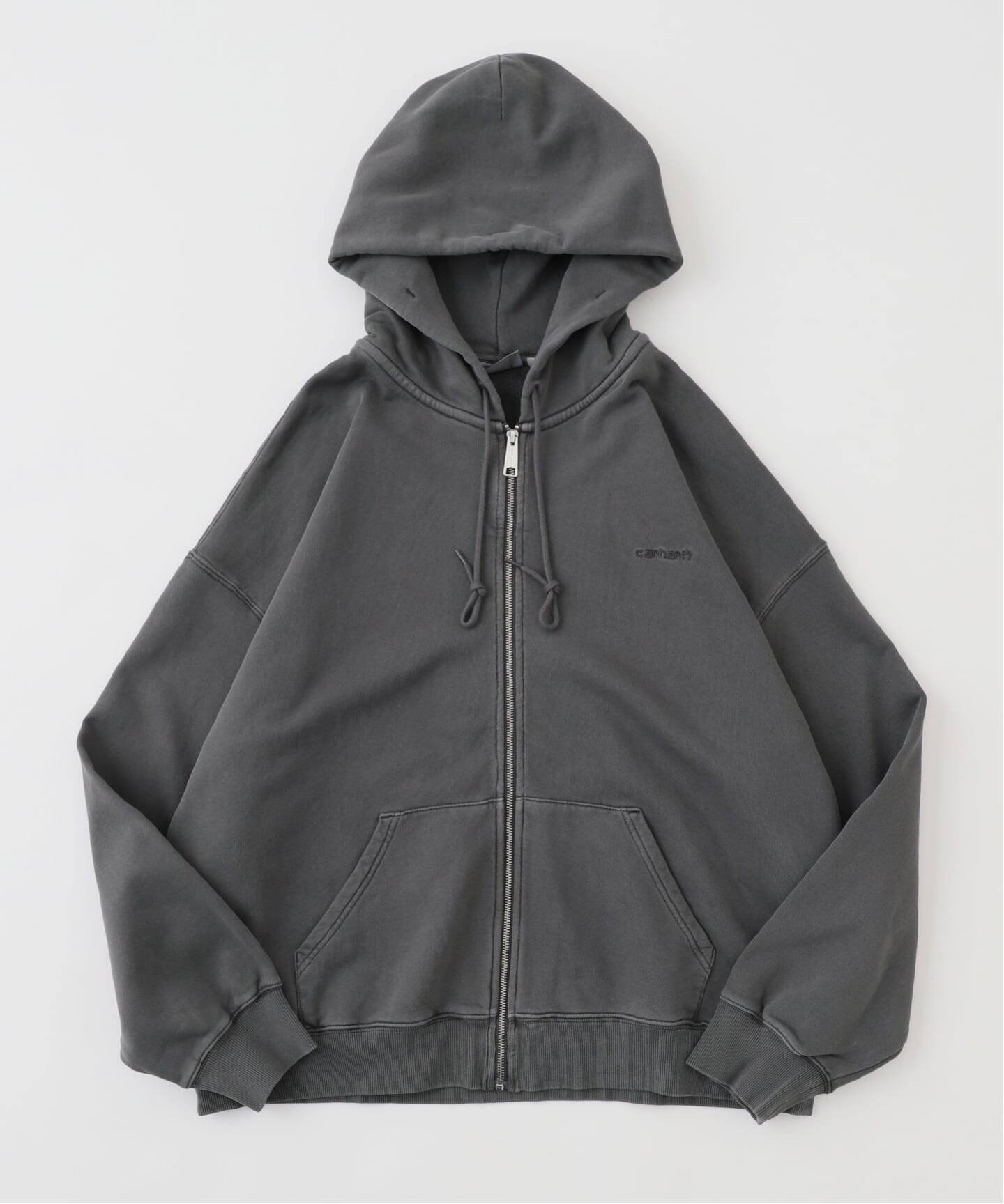 WISM CARHARTT WIP / カーハート ダブリューアイピー HOODED BENTON SWEAT JACKET ウィズム トップス パーカー・フーディー カーキグリーン ブラック【送料無料】