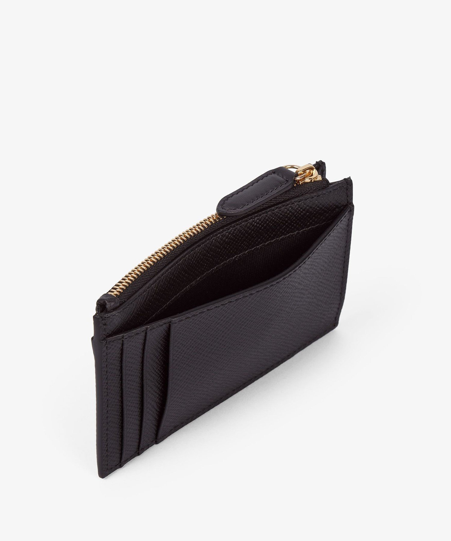 SMYTHSON 8 Card Slot Coin Purse in Panama スマイソン 財布・ポーチ・ケース 名刺入れ・カードケース ブラック【送料無料】