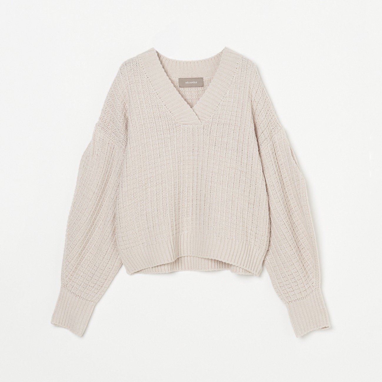 SALE50%OFFHELIOPOLE WAFFLE V NECK KNIT ꥪݡ ȥåץ ˥å 졼̵