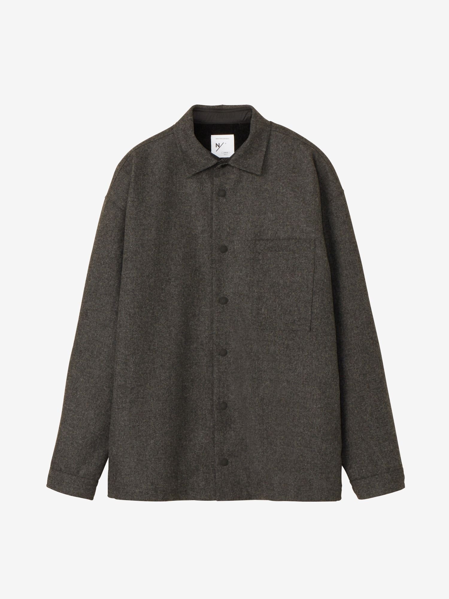 NEUTRALWORKS. 【公式】CPOシャツジャケット(ユニセックス) ニュートラルワークス ジャケット・アウター その他のジャケット・アウター グレー ブラック【送料無料】