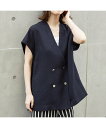 abahouse mavie 【セットアップ対応】ライトツィードフレンチジャケット アバハウス マヴィ トップス その他のトップス グレー ベージュ ネイビー【...