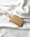 【SALE/30%OFF】styiro グリッターキーケース イストワール 財布・ポーチ・ケース その他の財布・ポーチ・ケース ブラック ゴールド シルバー