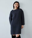 【SALE/50%OFF】EMMEL REFINES <EMMEL REFINES>EM カタアゼ ボクシー ミニ ニット ワンピース ユナイテッドアローズ アウトレット ワンピース・ドレス ワンピース グレー【送料無料】