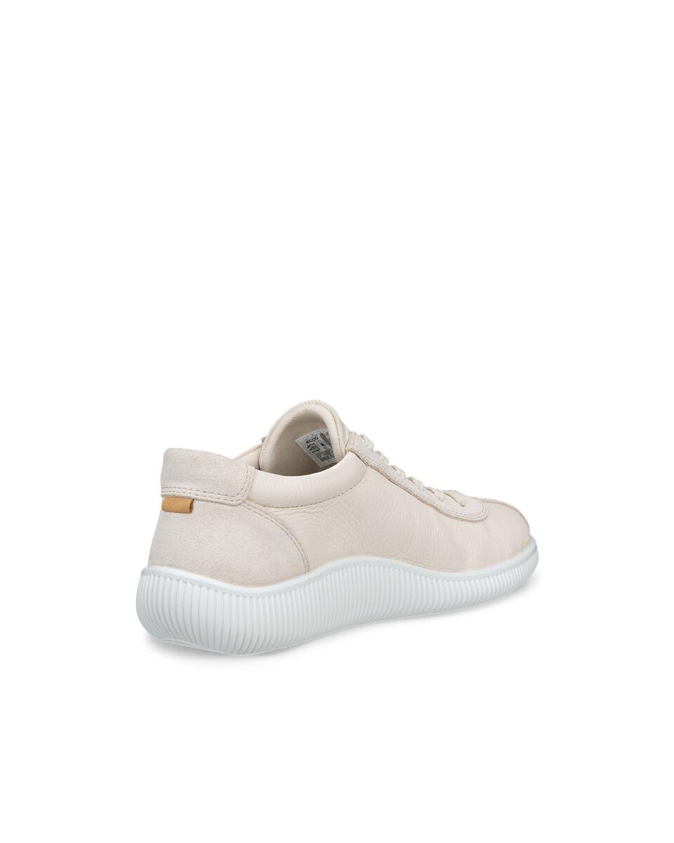 ECCO ECCO 快適 SOFT ZERO レディース 本革 スニーカー エコー シューズ・靴 スニーカー ベージュ【送料無料】