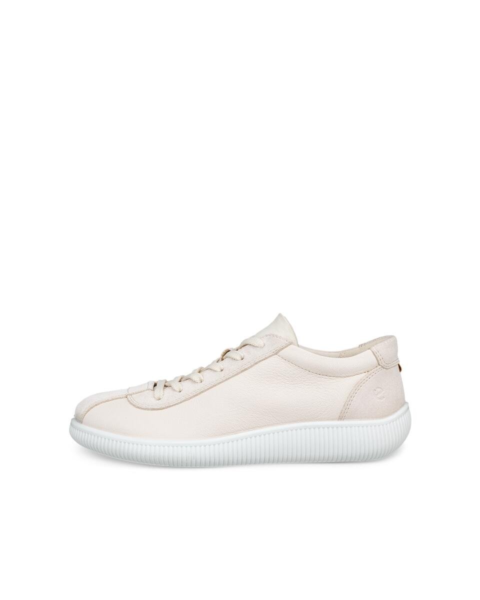 ECCO ECCO 快適 SOFT ZERO レディース 本革 スニーカー エコー シューズ・靴 スニーカー ベージュ【送料無料】