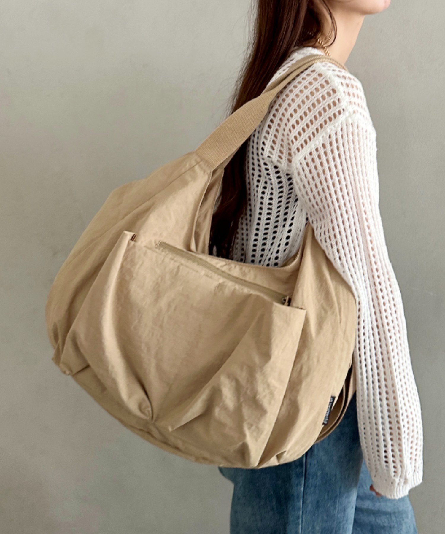 【SALE／25%OFF】MYMOOD. 【A4収納可】2WAYナイロンショルダーバッグ アウトフィッターラボ バッグ トートバッグ ブラック ベージュ