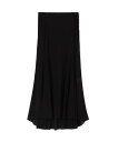 【SALE/70%OFF】DES PRES シルクストレッチシフォン フィッシュテールフレアスカート トゥモローランド スカート ロング・マキシスカート ブラック ホワイト【送料無料】