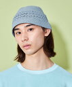 【SALE/50%OFF】CITEN <CITEN>スカシアミ サマーハット ユナイテッドアローズ アウトレット 帽子 ハット ブラック ブルー