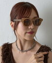 COLONY 2139 オーバルウェリントンサングラス コロニー トゥーワンスリーナイン ファッション雑貨 サングラス ブラウン ブラック