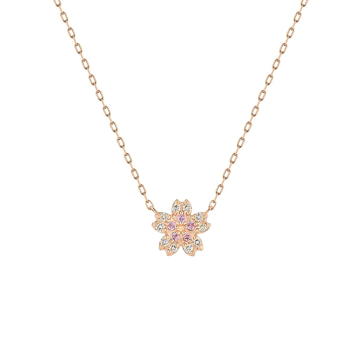 CANAL 4℃ 【SAKURA Collction】K18ピンクゴールド ネックレス カナルヨンドシー アクセサリー・腕時計 ネックレス ゴールド【送料無料】
