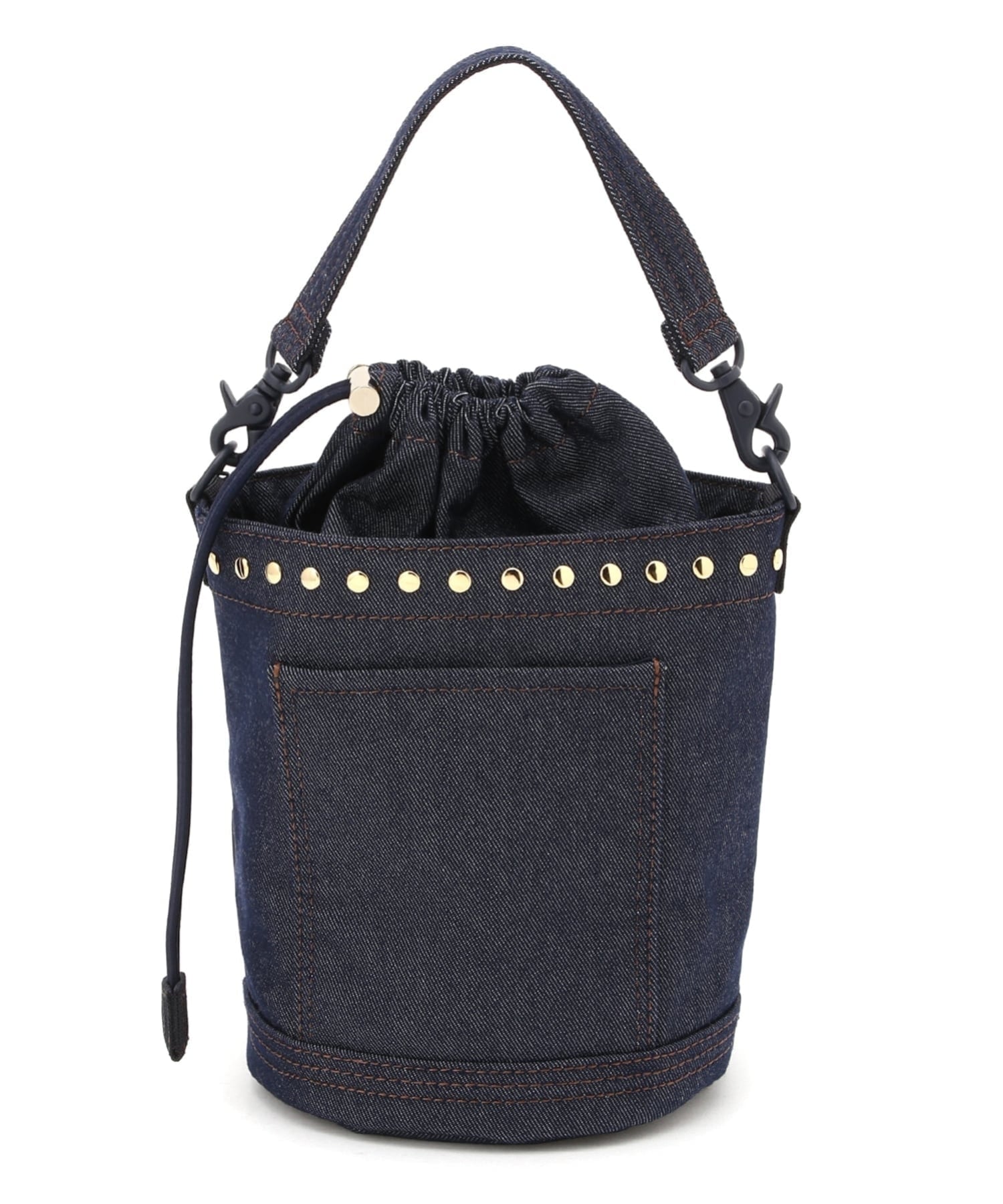 (U)【マッキントッシュ公式】ANNAN BUCKET STUDS DNM マッキントッシュ バッグ ショルダーバッグ ネイビー