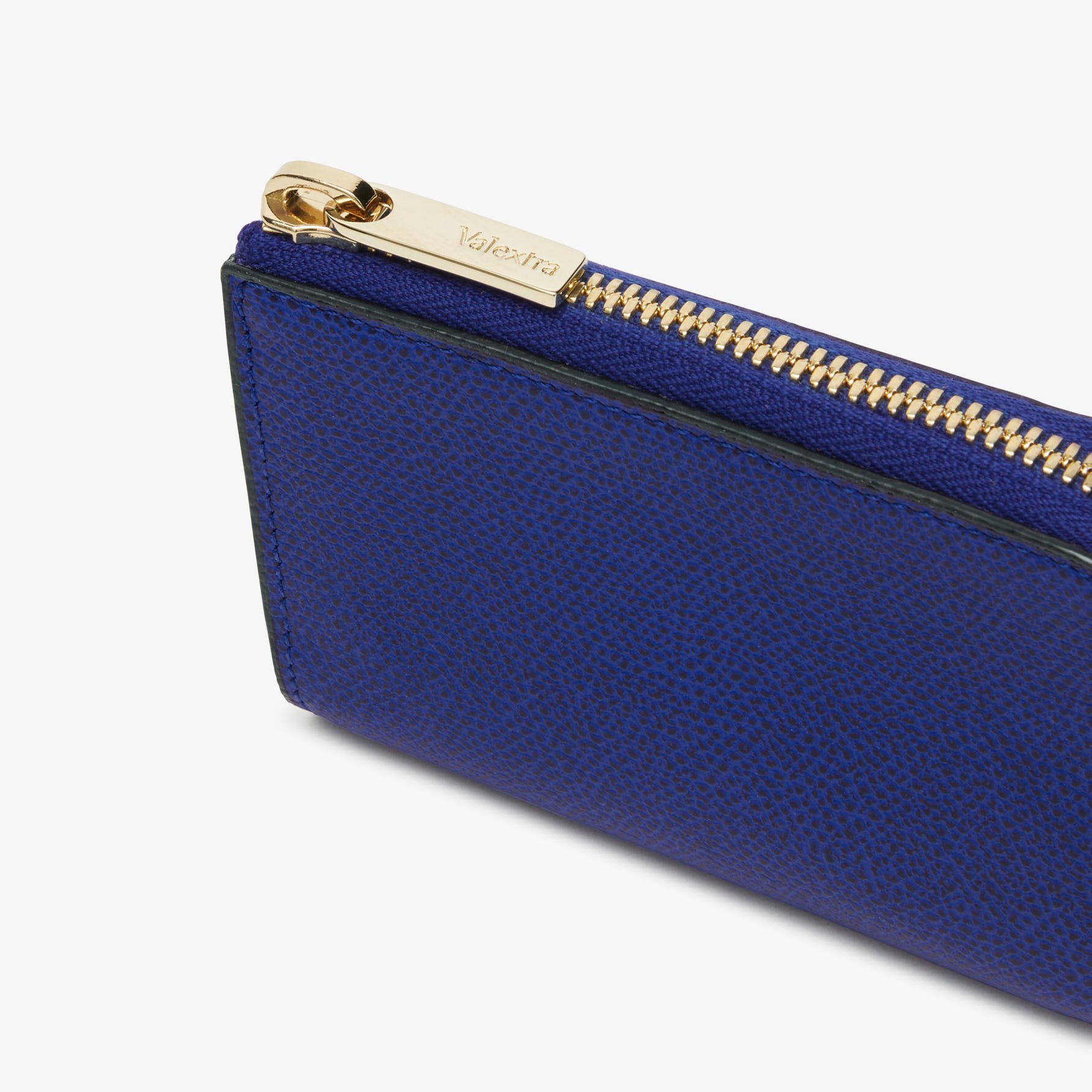 Valextra 【公式】ジップキーホルダー ヴァレクストラ 財布・ポーチ・ケース その他の財布・ポーチ・ケース ブルー【送料無料】