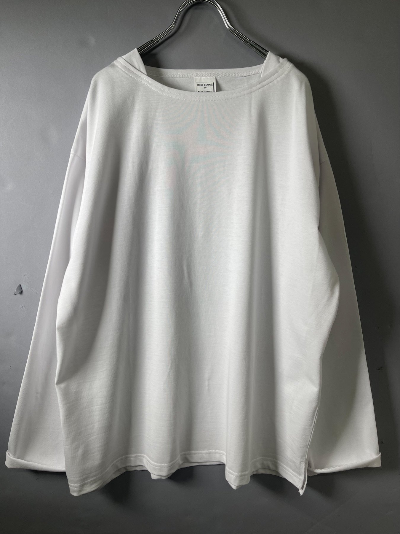 on the day モンケメル/MONT KEMMEL BIG BASQUE SOLID LS TEE タカキュー トップス カットソー・Tシャツ ブラック ベージュ【送料無料】