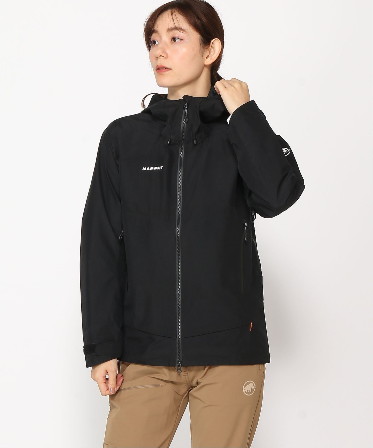 MAMMUT MAMMUT/マムート アヤコ プロ 2.0 ハードシェル フーデッド ジャケット アジアンフィット ウィメンズ / Ayako Pro 2.0 HS Hooded Jacket AF Women マムート ジャケット・アウター その他のジャケット・アウター ブラック ネイビ