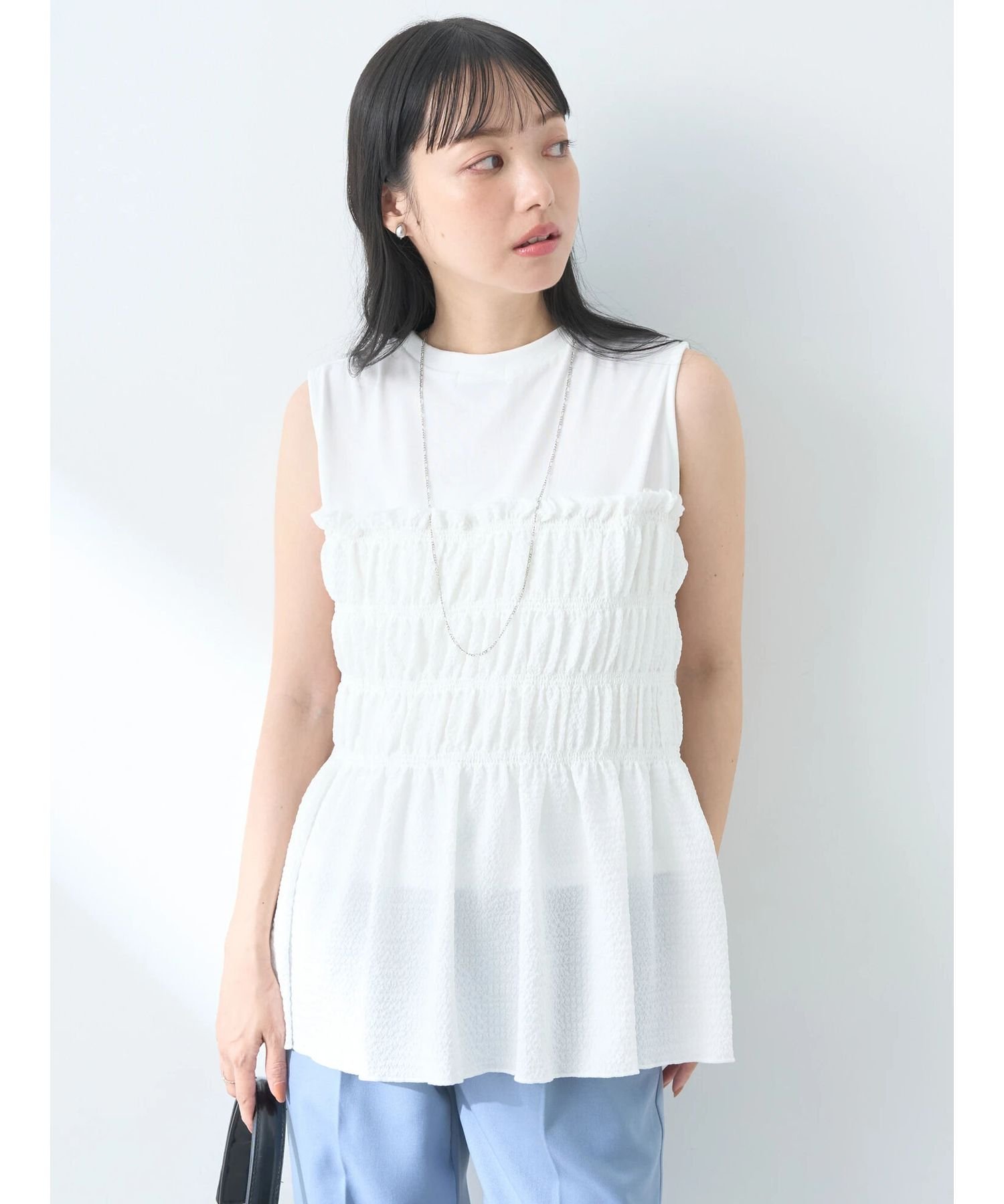 【SALE／30%OFF】earth music&ecology ドッキングシャーリングプルオーバー アースミュージック&エコロ..