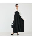 【SALE/30%OFF】qualite 【ADAWAS】チューブワンピース カリテ ワンピース・ドレス シャツワンピース ブラック グレー【送料無料】