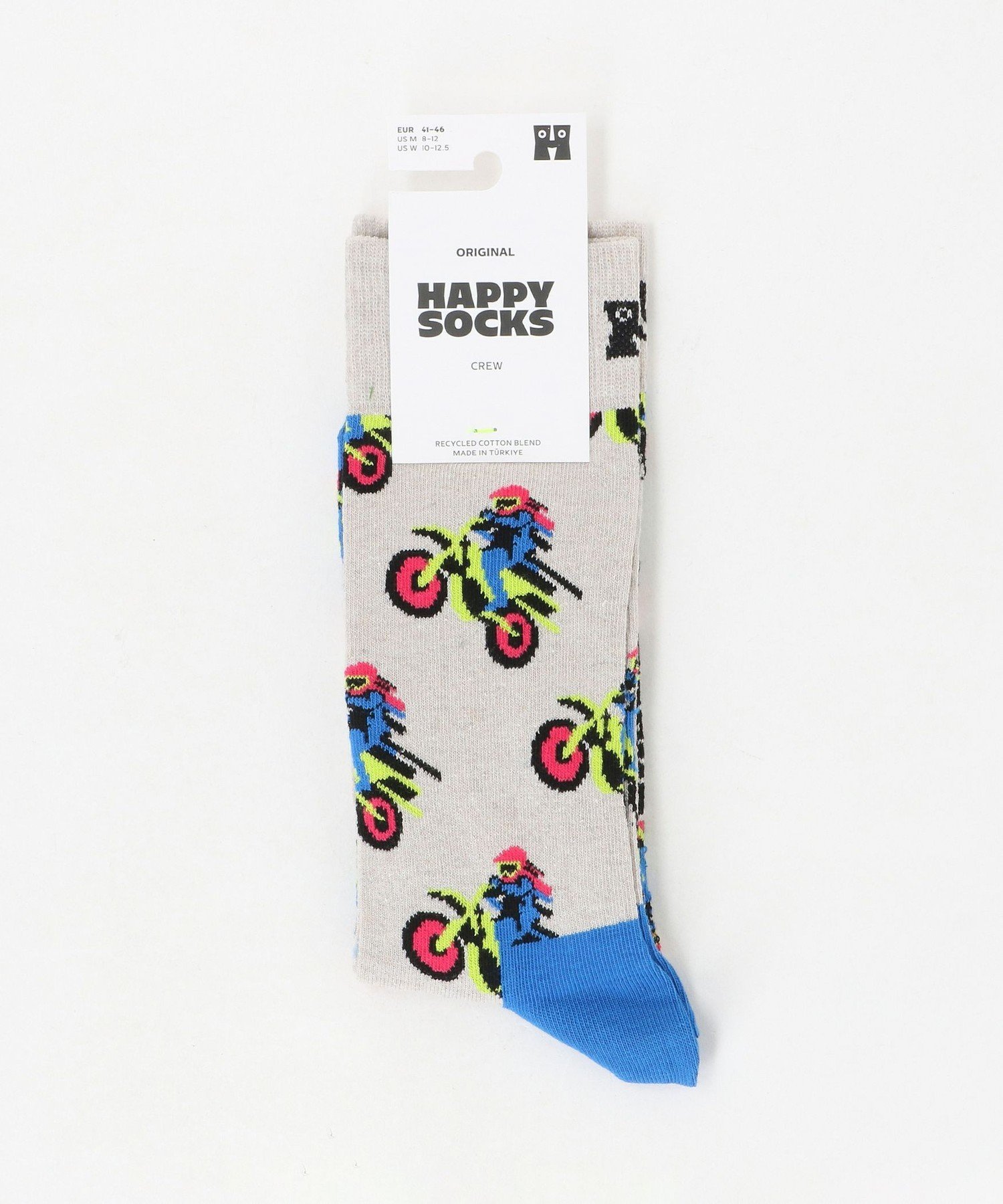 【SALE／10%OFF】UNITED ARROWS green label relaxing ＜Happy Socks＞モーター バイク ソックス ユナ..