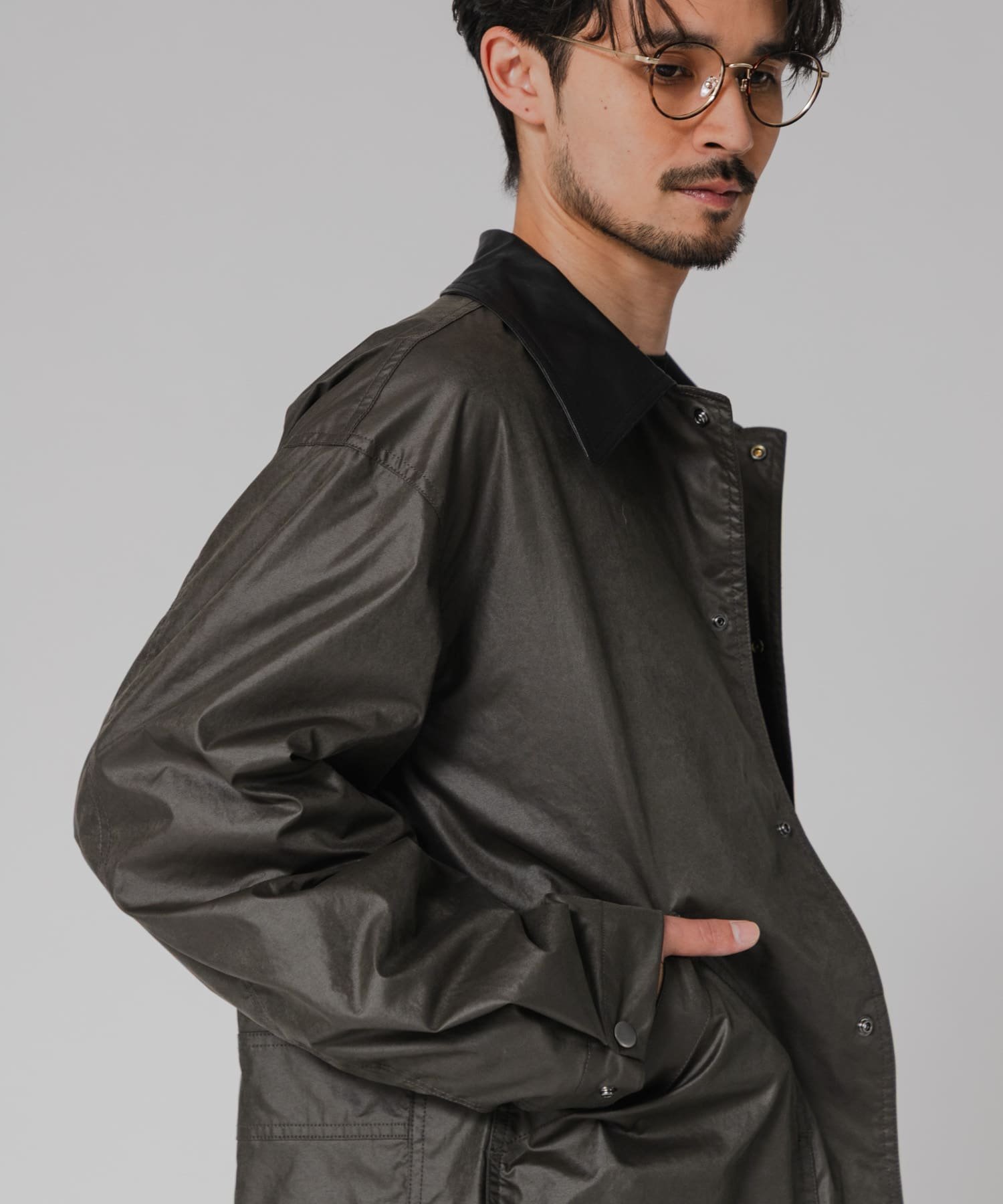 URBAN RESEARCH NYLON HUNTING JACKET アーバンリサーチ ジャケット・アウター その他のジャケット・アウター カーキグリーン ブラック【送料無料】