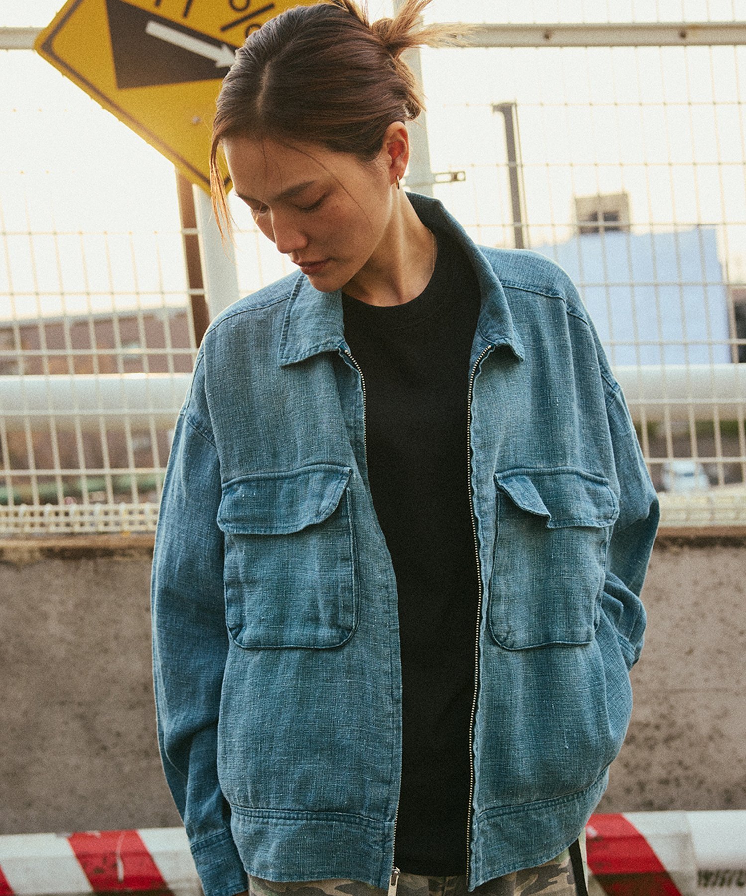 HUF CO-OP WADING ZIP JACKET / HUF ジャケット ハフ ジャケット・アウター その他のジャケット・アウター ブラウン ネイビー