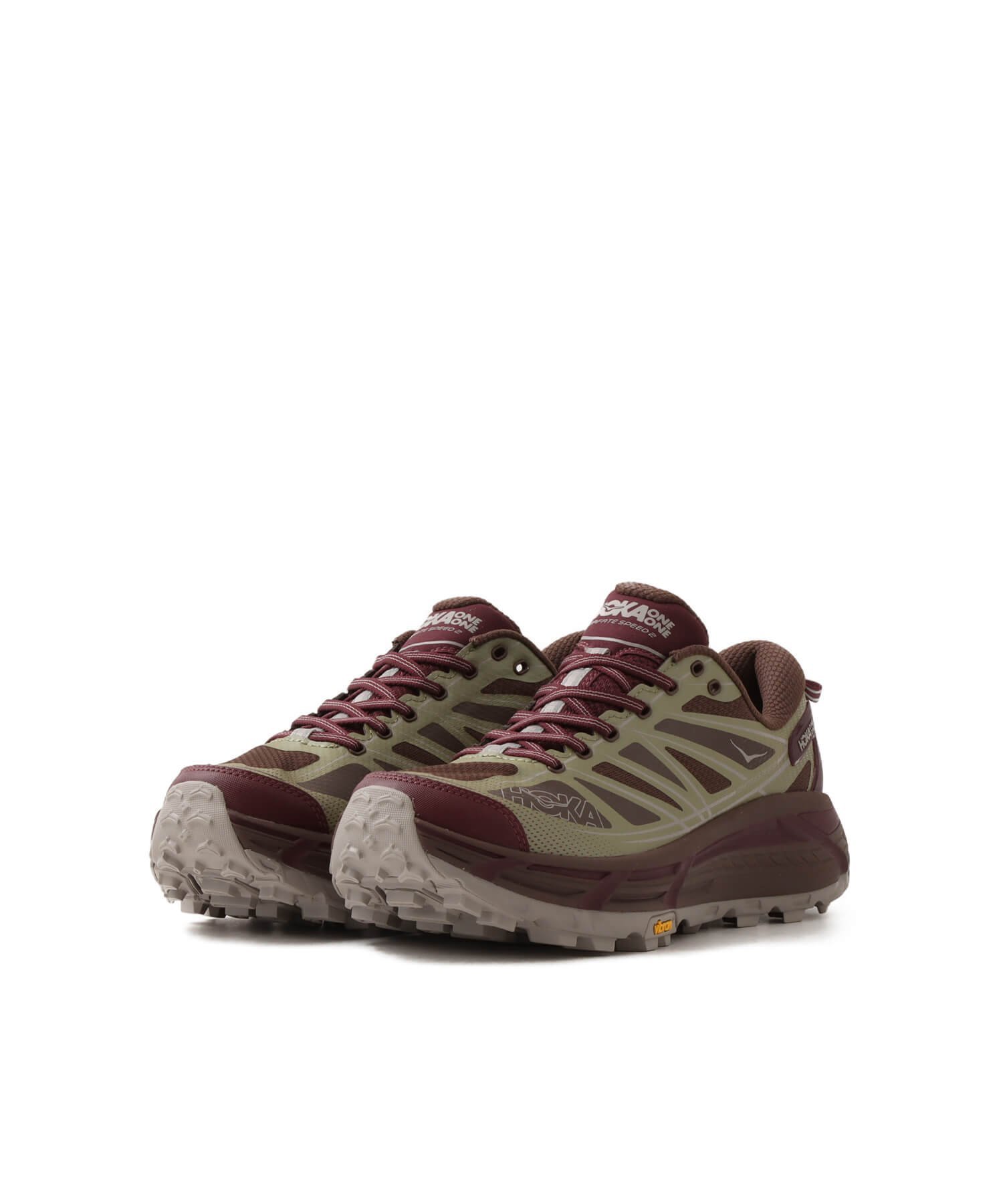 HOKA MAFATE SPEED 2 WILD MUSHROOM / WALNUT アトモス シューズ・靴 スニーカー ホワイト