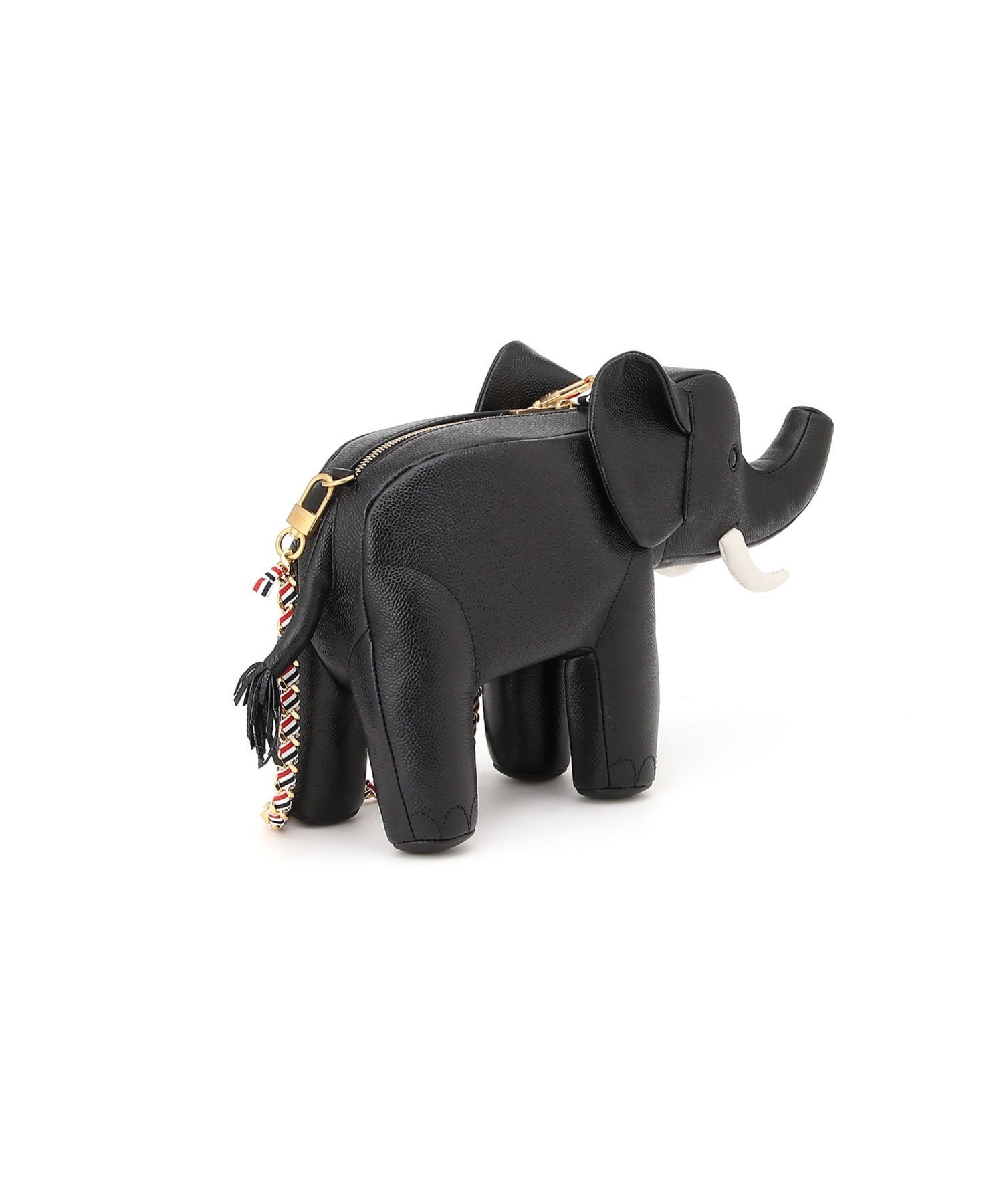 SMALL ELEPHANT BAG IN PEBBLE GRAIN LEATHER トムブラウン バッグ ショルダーバッグ ブラック