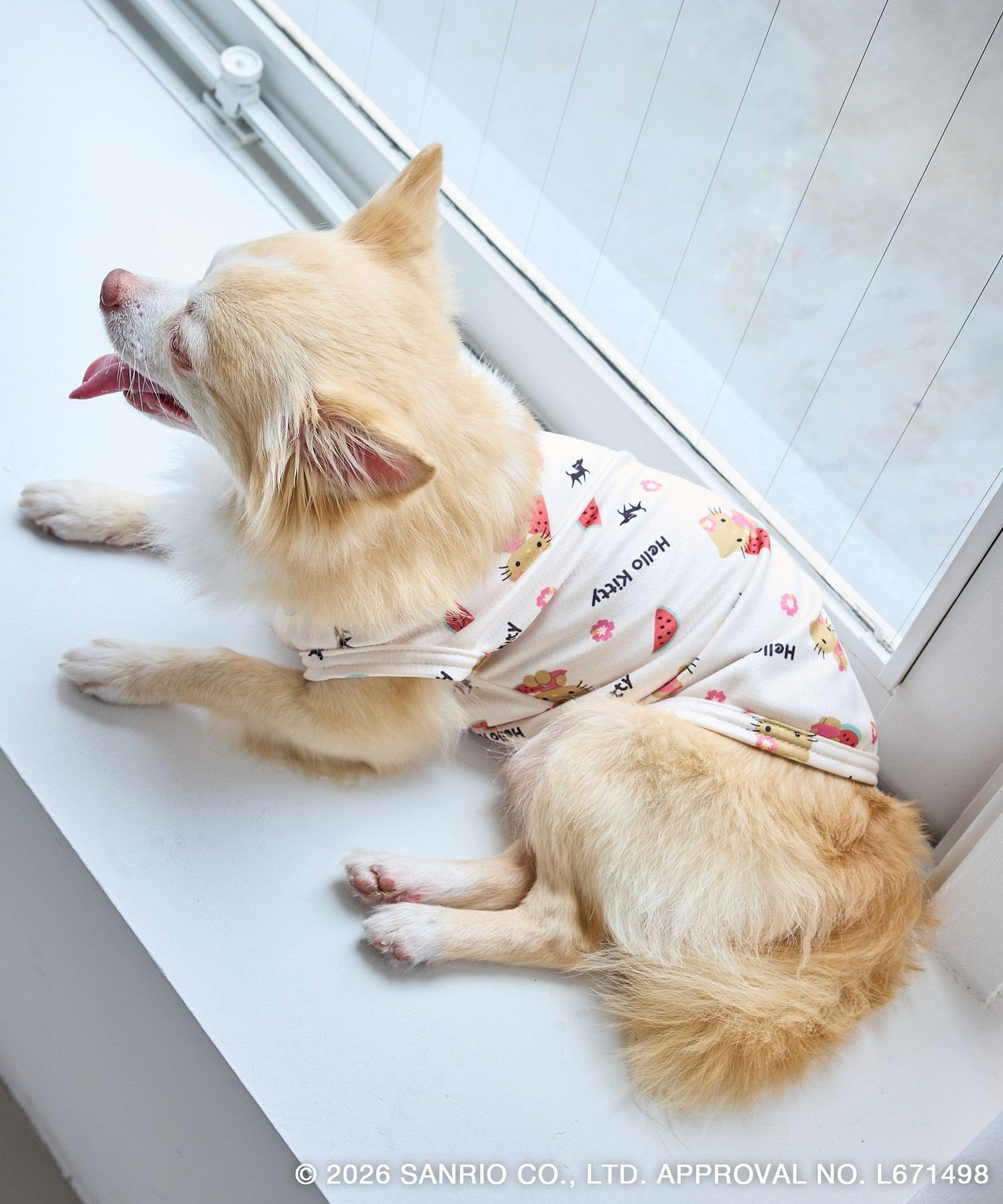 【SALE／30%OFF】ROPE' PICNIC PASSAGE 【サンリオキャラクターズ*ROPE' PICNIC】【DOG】日焼けデザイン ひんやり冷感ウェア ロペピクニック ペット用品 ペットウェア・ペット服 イエロー ピンク ホワイト stylife-15826024 Rakuten Fashion サンプル画像2