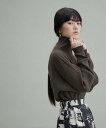 ADAM ET ROPE 039 FEMME 【WEB 一部実店舗限定】WOOL混リブタートル アダムエロペ トップス ニット グレー ベージュ グリーン【送料無料】