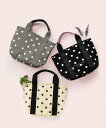 トッカ　マザーズバッグ TOCCA 【WEB&一部店舗限定】TOCCA DOT CANVAS TOTE トートバッグ トッカ バッグ トートバッグ ブラック グレー ベージュ【送料無料】