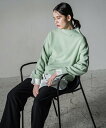【SALE/50%OFF】la.f... 【大きいサイズ/手洗い可能】MUSIC12Gウールカシミヤコンパクト丈畦ニットプルオーバー ラ・エフ トップス ニット ピンク グリーン グレー【送料無料】(4)