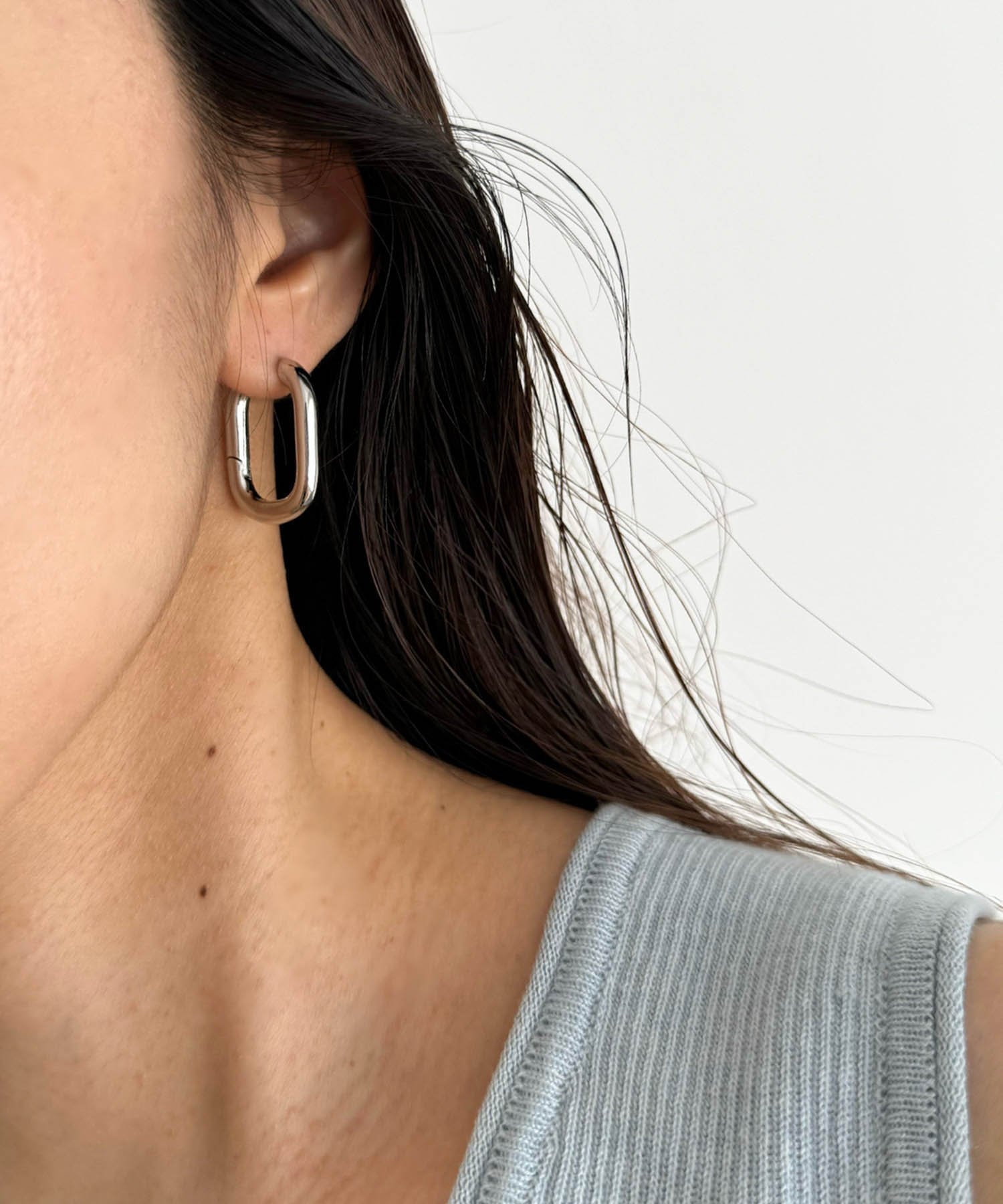 Pt Pt(ピーティー) レクタングルピアス large キャナルジーン アクセサリー・腕時計 ピアス ゴールド シルバー