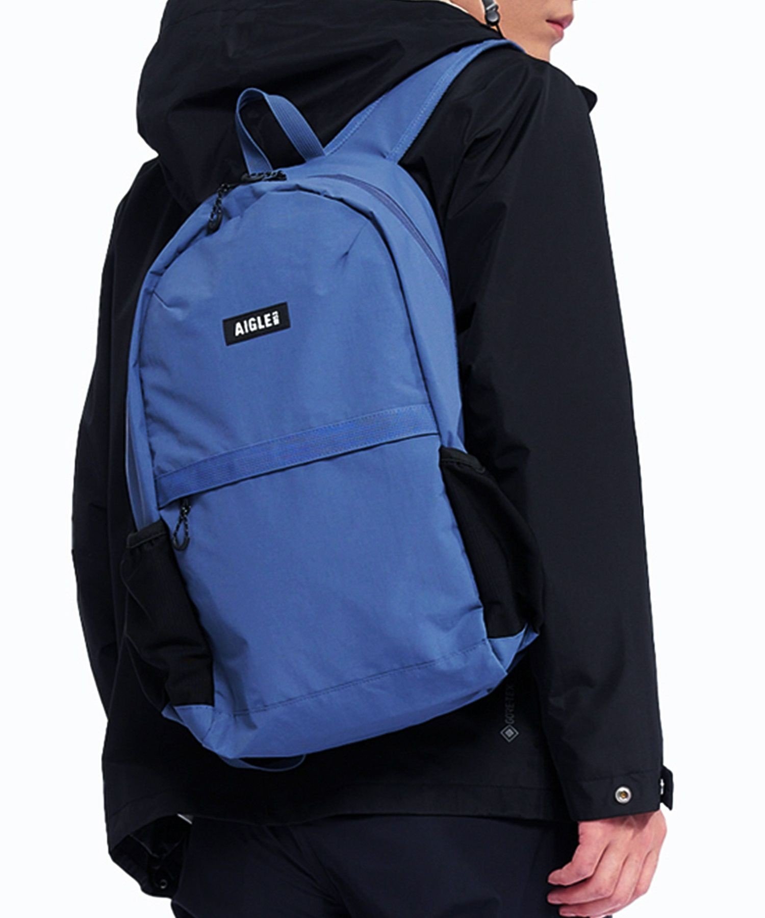 【SALE／30%OFF】AIGLE 撥水 コンパクト バックパック エーグル バッグ リュック・バックパック ブラック ブルー【送料無料】