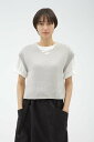MHL. WA-SHI COTTON KNIT マーガレット・ハウエル トップス その他のトップス ブラック【送料無料】