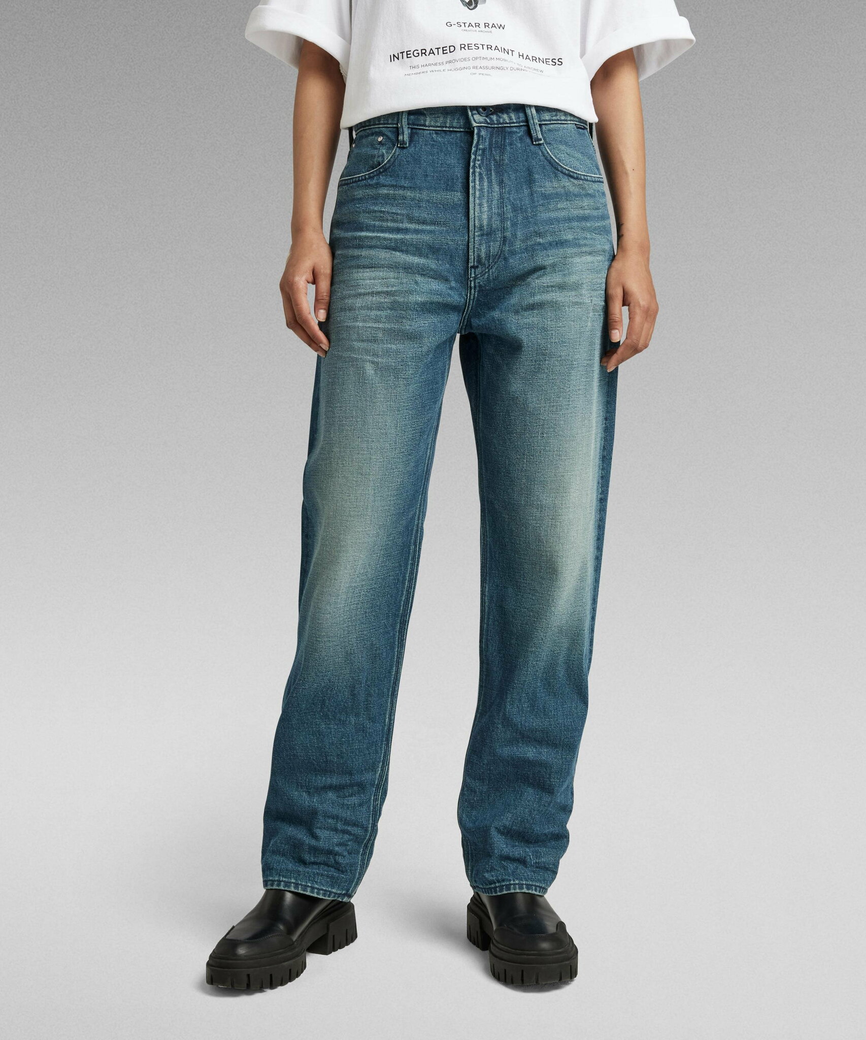 【SALE/30%OFF】G-Star RAW 【公式ショップ】TYPE 89 LOOSE JEANS/ワイドルーズストレートジーンズ ジースターロゥ パンツ ジーンズ・デニムパンツ ブルー【送料無料】