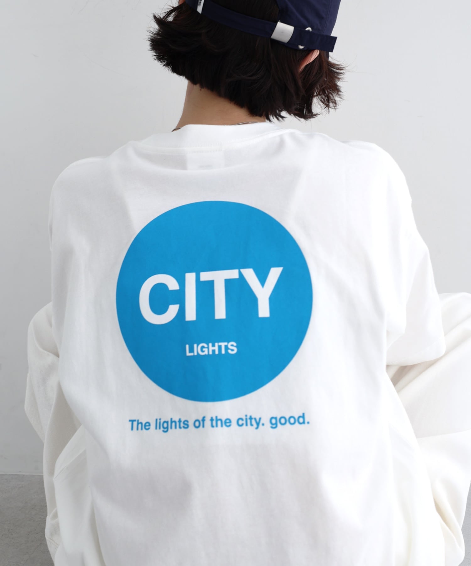ANME CITY ロゴ プリント 半袖 Tシャツ ANME アンメ アンドミー トップス カットソー・Tシャツ ホワイト