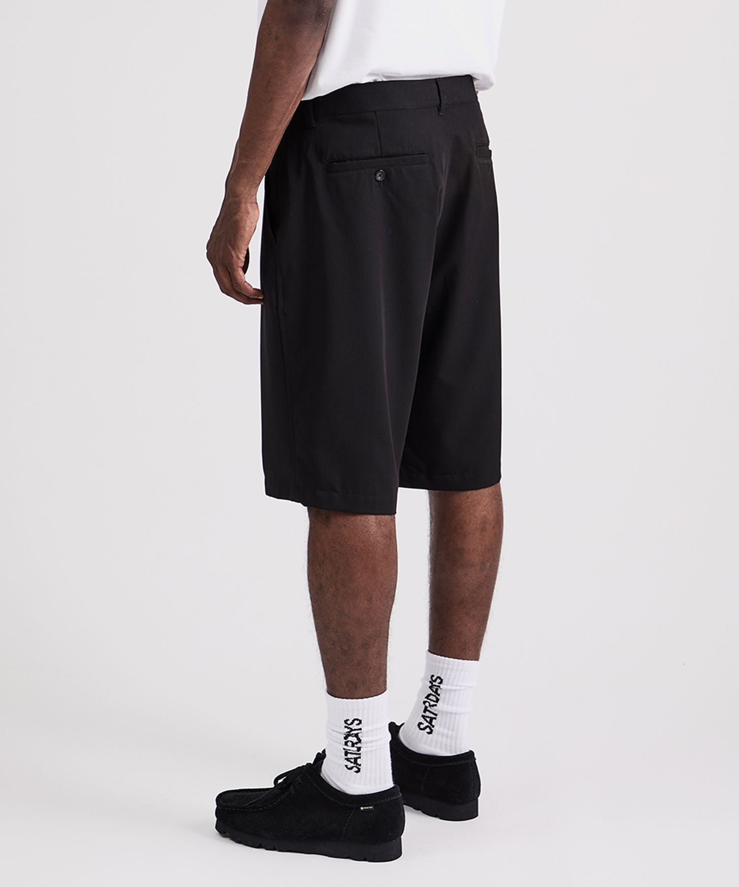 Saturdays NYC Chan Pleated Short サタデーズ　ニューヨークシティ パンツ その他のパンツ ブラック【送料無料】