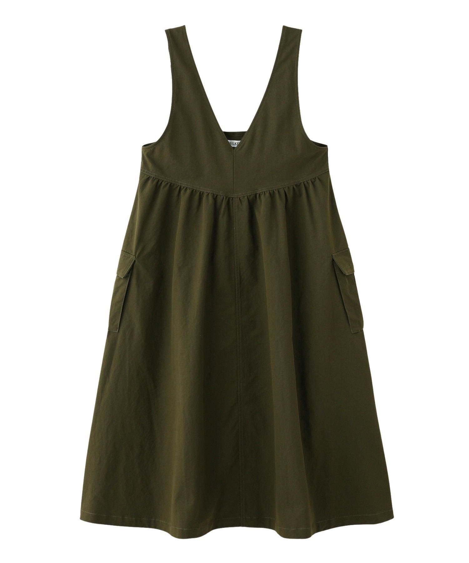 MILKFED. MILITARY DRESS ミルクフェド ワンピース・ドレス その他のワンピース・ドレス グレー ベージュ グリーン
