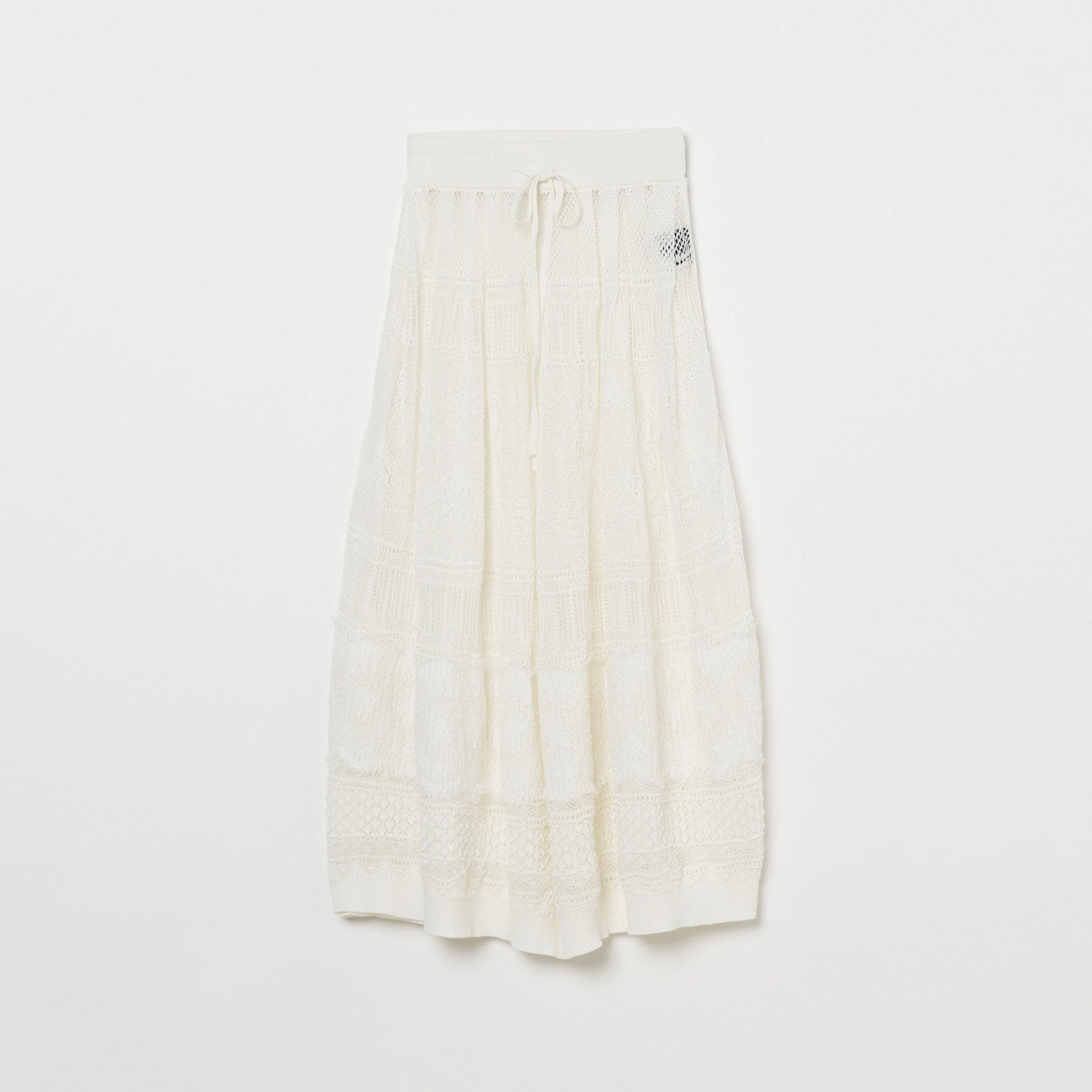 LACE FLAIR SKIRT エリオポール スカート その他のスカート ホワイト ブラック
