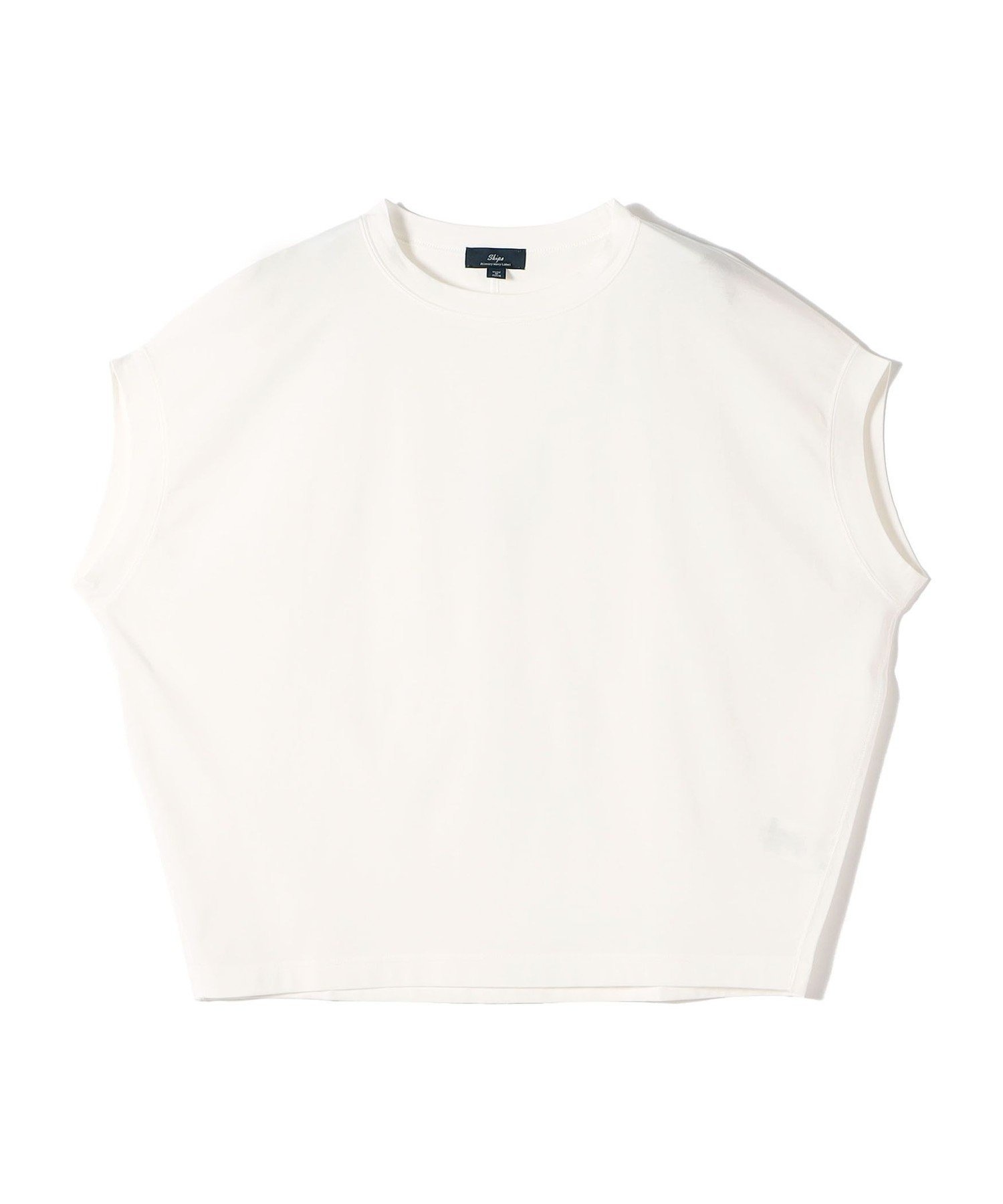 WOMEN SHIPS Primary Navy Label:＜手洗い可能＞サイロ プレミアム TEE シップス トップス カットソー・Tシャツ ブラック ブルー ベージュ ホワイト