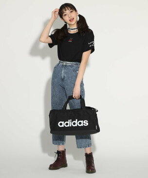 【SALE/20%OFF】PINK-latte 【adidas/アディダス】 スポーツバッグ(S) ピンク ラテ バッグ ボストンバッグ ブラック