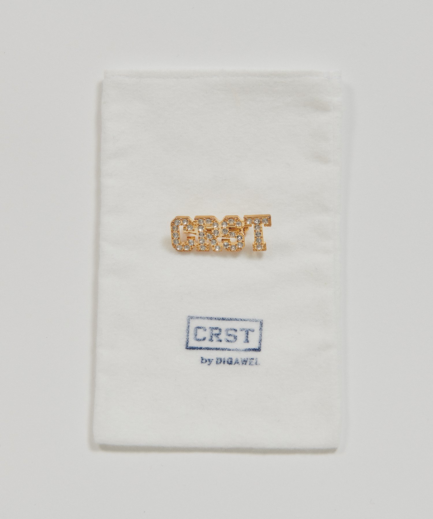 DIGAWEL CRST LOGO BROOCH ディガウェル アクセサリー・腕時計 ブローチ・コサージュ・バッジ ゴールド シルバー【送料無料】