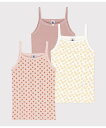 【SALE／20%OFF】PETIT BATEAU キャミソール3枚組 プチバトー インナー・ルームウェア その他のインナー・ルームウェア【送料無料】