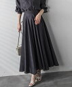 【SALE/50%OFF】LAUTREAMONT シアーバンブーサーキュラースカート ロートレアモン スカート その他のスカート グリーン ベージュ グレー【送料無料】
