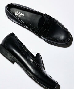 Larson Easy Weejuns Loafer 11711 24093610002710: Black Pull-Up Larson Easy Weejuns Loafer 11711 24093610002710: Black Pull-Up