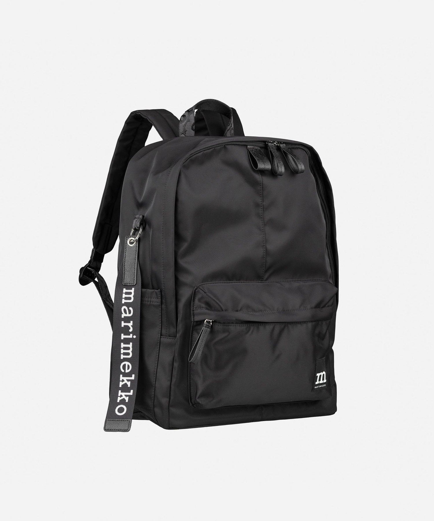 Zip Top Backpack Solid バックパック マリメッコ バッグ リュック・バックパック ブラック