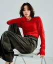 【SALE/50%OFF】LEPSIM テンセル混長袖クルーロンT レプシィム トップス カットソー・Tシャツ ピンク レッド ホワイト ブラック パープル オ...