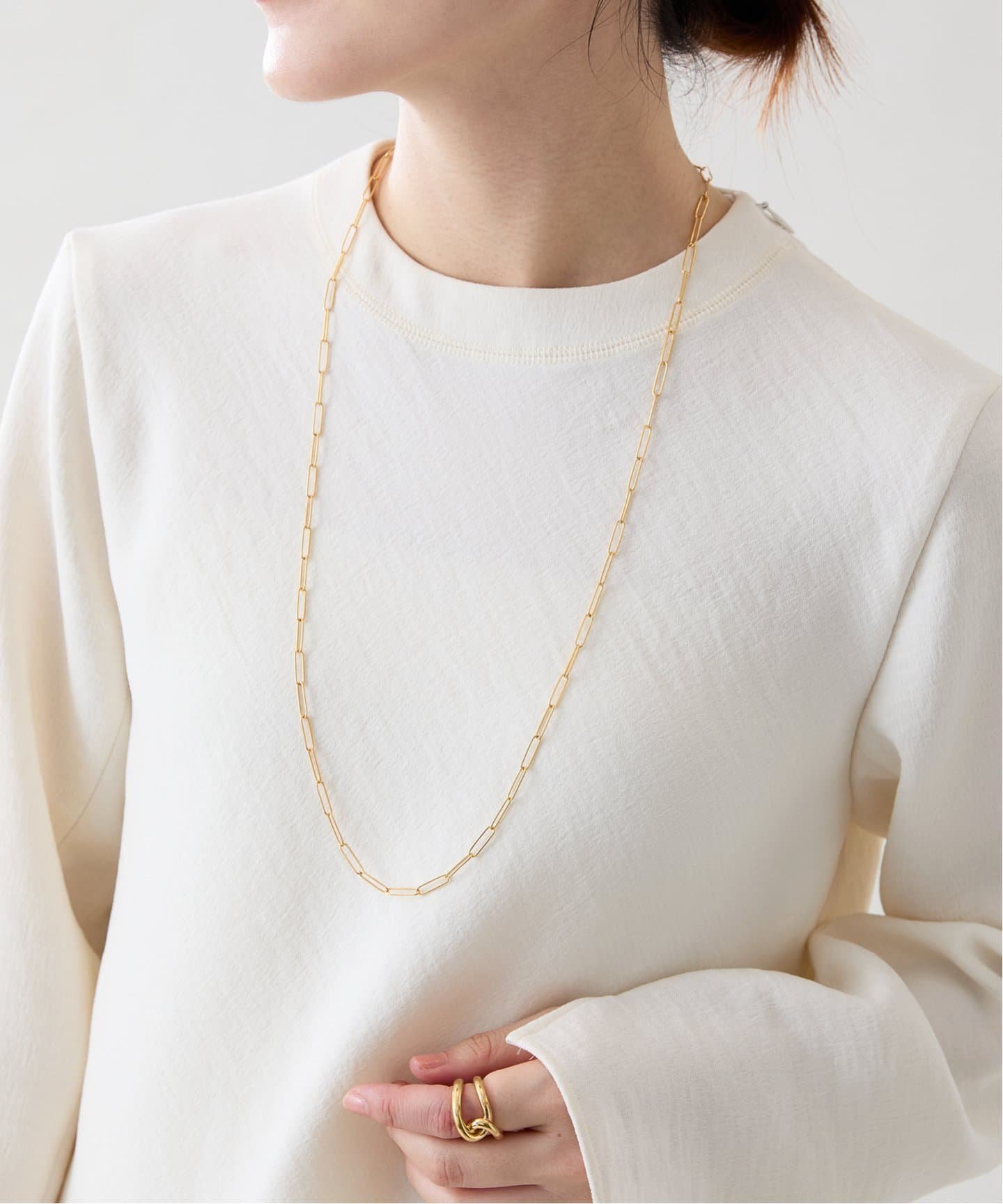 VERMEIL par iena MARIHA(マリハ) Silent Rain ネックレス クリップチェーン 80cm 1602232053 ヴェルメイユ パー イエナ アクセサリー・腕時計 ネックレス ゴールド【送料無料】のサムネイル